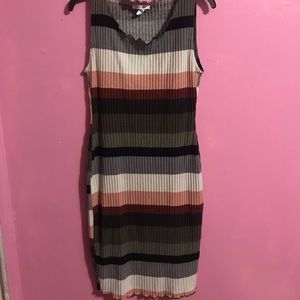 Striped colorful dress